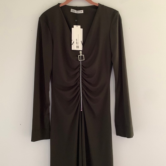 Zara Dresses & Skirts - ZARA DRESS, MIDI, A-LINE, SIZE MEDIUM
